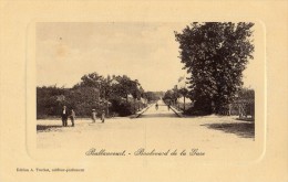 BALLANCOURT-SUR-ESSONNE BOULEVARD DE LA GARE CARTE GLACEE EDTION DE LUXE - Ballancourt Sur Essonne