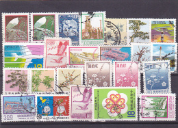 29 - CHINA REPUBLIC - REPUBBLICA DI CINA TAIWAN FORMOSA LOT 24 STAMPS USED - Usati