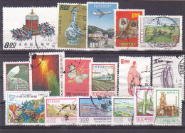 33 - CHINA REPUBLIC - REPUBBLICA DI CINA TAIWAN FORMOSA LOT 17 STAMPS USED - Used Stamps