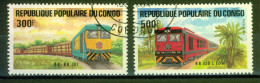 Trains, Locomotives - CONGO - BB 301 - BB 420 ECLAIR - N° 728-729 - 1984 - Used