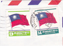 36 - CHINA REPUBLIC - REPUBBLICA DI CINA TAIWAN FORMOSA  FRAGMENT 2X STAMPS - Neufs