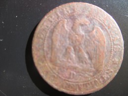 5 Centimes 1857 D, Napoléon III, TB + - C. 5 Centimes