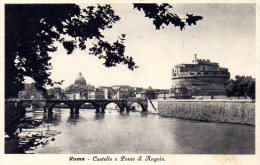 ROMA 1937 - CASTELLO E PONTE S.ANGELO - FORMATO PICCOLO - C911 - Castel Sant'Angelo