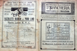 GIORNALE ILLUSTRATO DELLA BIANCHERIA 1913 RARO FASHION - Mode