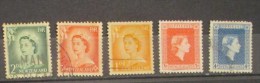 Nuova Zelanda 1953 - 1955 Queen Elizabeth II - Used Stamps