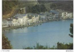 Portugal - Menorca : 2 Tajetas : Port De Mao (con 1 Pliegue) + Pot D'addaia - Menorca