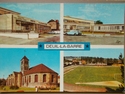 95 - DEUIL La BARRE - La Poste - Le Centre De Sécurité Sociale - L'Eglise - Le Stade. (Voiture: Citroen DS Break...) - Deuil La Barre