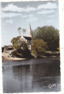 23  -  ENVIRONS  DE  LA  HAYE-DESCARTES  (I.-et-L.) -  BUXEUIL.  L'Eglise  Se  Mirant  Dans  La  Creuse - Autres & Non Classés