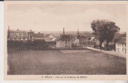 Delle Vue Sur Le Faubourg De Belfort - Delle