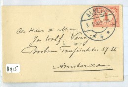 BRIEFOMSLAG Uit 1909 Van ALMELO Naar AMSTERDAM   (8915) - Lettres & Documents