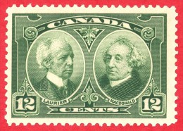 Canada #  147 - 12 Cents  - Mint - Dated  1927 - Laurier & MacDonald /  Laurier & MacDonald - Unused Stamps