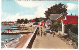 CPSM - LES MOUTIERS EN RETZ- Le Remblai Et La Plage - Dauphine - Les Moutiers-en-Retz