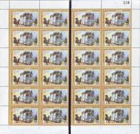 2008.520 CUBA MNH SHEET COMPLETE 2008 MNH CAR AUTOMOVILES. CORTADAS. IN 2 BLOCKS. - Blocks & Kleinbögen