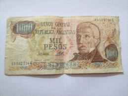 1000 MIL PESOS REPUBLICA ARGENTINA 43502716G - Argentinien