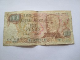 1000 MIL PESOS REPUBLICA ARGENTINA 63171198G - Argentina