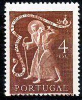 !										■■■■■ds■■ Portugal 1950 AF#728 ** St John Of God 4$00 MNH (x6404) - Nuevos