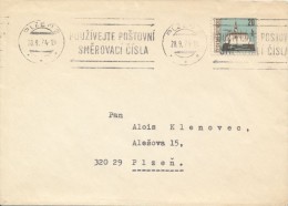 C03551 - Czechoslovakia (1974) Plzen 2: Use Postal Codes - Codice Postale