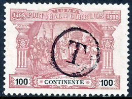 !										■■■■■ds■■ Portugal Postage Due 1898 AF#5ø Vasco Da Gama 100rs Lisbon (x5574) - Oblitérés