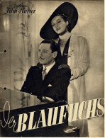 "Illustrierter Film-Kurier" "Blaufuchs" Mit Zarah Leander , Willi Birgel  -  Filmprogramm Nr. 2898 Von 1938 - Autres & Non Classés