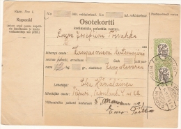 Finland 1921 (2) - Lettres & Documents
