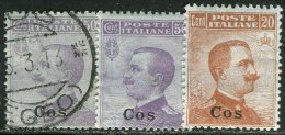 ITALIA - ISOLE  EGEO - COO - COS - Re Filigr. - *MLH/used - 1912-22 - Aegean (Coo)