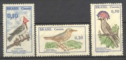 Brésil, Yvert 859A/861, Scott 1087/1089, MNH - Unused Stamps