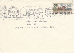 C03583 - Czechoslovakia (1978) 125 00 Praha 025: Prague Zoo Invites You (Flamingos - Phoenicopterus) - Flamingos