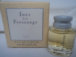 INES DE LA FRESSANGE    MINI EDP   4 ML  LIRE  & VOIR !!! - Miniaturas Mujer (en Caja)