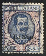 ITALIA - LIBIA - Re  5 Lit - Used - 1915 - Libyen