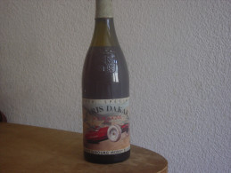 PARIS DAKAR - BOUTEILLE DE VIN DE BOURGOGNE  DE PARIS DAKAR - ETIQUETTE SIGNEE  RARETE - Wine