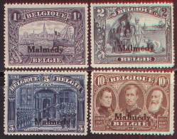 BELGIUM - BELGIQUE -  GERMAN OCCUPAT. - MALMEDY  - *MLH - Mi. 11+12+13+14 - OC55/105 Eupen & Malmédy