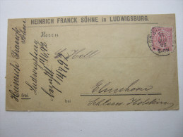 1892, LUDWIGSBURG   Firmenbrief - Ludwigsburg