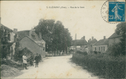 18 CLEMONT / Rue De La Gare / - Clémont