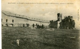 CPA 30 BEAUCAIRE LA CHAPELLE ET RUINES DES ANCIENS REMPARTS DU CHATEAU DE MONTMORENCY - Beaucaire