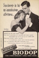 # BRILLANTINA BIODOP, ITALY 1950s Advert Pubblicità Publicitè Reklame Hair Fixer Fixateur Cheveux Fijador Haar - Zonder Classificatie