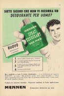 # MENNEN SHAVE LOTION,  ITALY 1950s Advert Pubblicità Publicitè Reklame Lozione Barba Rasage Afeitar Rasierwasser - Non Classés