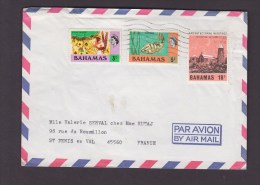 TIMBRE. LETTRE. ....BAHAMAS.GRANDE BRETAGNE.ROYAUME UNI.AVION.PA.POSTE AERIENNE.SERVAL.SAINT DENIS EN VAL.45 - Altri & Non Classificati