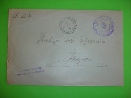 R!,Yugoslavia Kingdom,official Letter,rare Pregrada City Office Stamp,Croatia,to State Railway,postage Free,vintage - Storia Postale