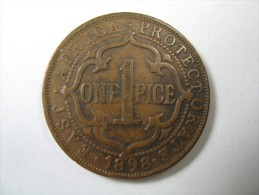 EAST AFRICA PROTECTORATE 1 0NE PICE 1898 QUEEN VICTORIA HIGH GRADE RARE LOT 33 NUM 1 - Other - Africa