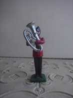 1 FIGURINE FIGURE TIN DOLL PUPPET DUMMY TOY IMAGE POUPÉE - LEAD SOLDIER RED BAND MUSIC UK ? UNITED KINGDOM ? - Tin Soldiers