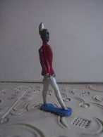 1 FIGURINE FIGURE TIN DOLL PUPPET DUMMY TOY IMAGE POUPÉE - LEAD SOLDIER BLUE WHITE - Soldatini Di Piombo