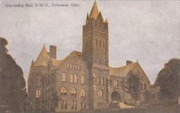 Ohio Delaware University Hall O W U 1913 - Autres & Non Classés