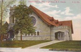 Ohio Springfield High Street M E Church 1908 - Otros & Sin Clasificación