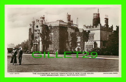 BURTON-ON-TRENT, UK - THE AUTOMOBILE RACING ASS. NEW CLUB HOUSE  - AJAX SERIES - JACKSON & CO - BURTON MAIL,PHOTO - - Other & Unclassified