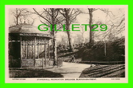 BURTON-ON-TRENT, UK - STAPENHILL RECREATION GROUNDS - AJAX SERIES - JACKSON & CO - BURTON MAIL,PHOTO - - Altri & Non Classificati