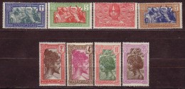 - MADAGASCAR - 1930 - YT N° 161A  / 168  - * Et ** - 8 Valeurs - Unused Stamps