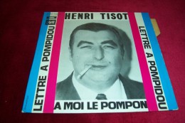 HENRI TISOT  °  LETTRE  A  POMPIDOU - Comiche