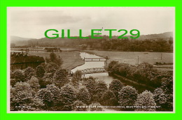 BURTON-ON-TRENT, UK - VIEW FROM PARISH CHURCH - REAL PHOTOGRAPH - J.V. - WRITTEN - - Altri & Non Classificati