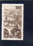 SARRE 1949-50 ** - Neufs