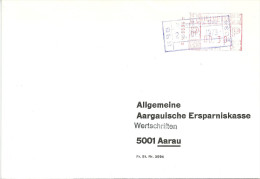 Brief  Beinwil Am See - Aarau  (Bahnstempel)          1973 - Railway